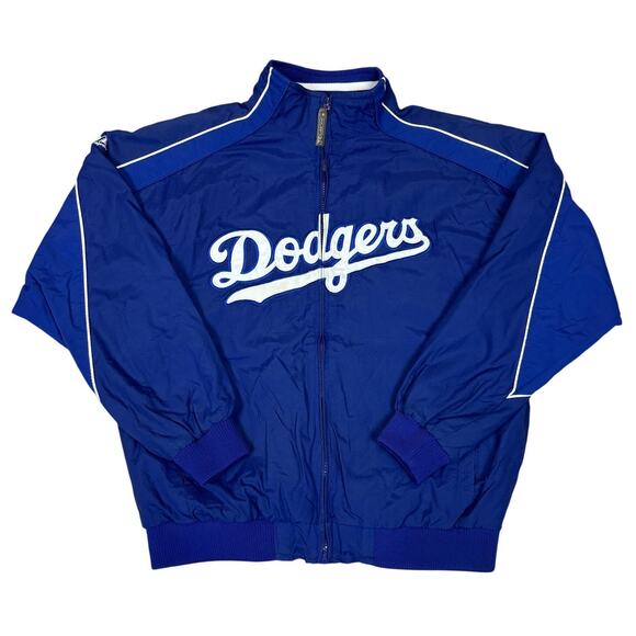Majestic Los Angeles Dodgers Authentic Collection Dugout Jacket Women's 14/16 - Picture 1 of 12